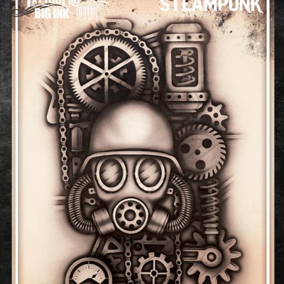Airbrush Tattoo Pro BIG SteamPunk